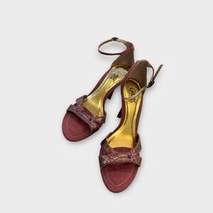 Never Worn Carlos Santana Ankle Strap Heels